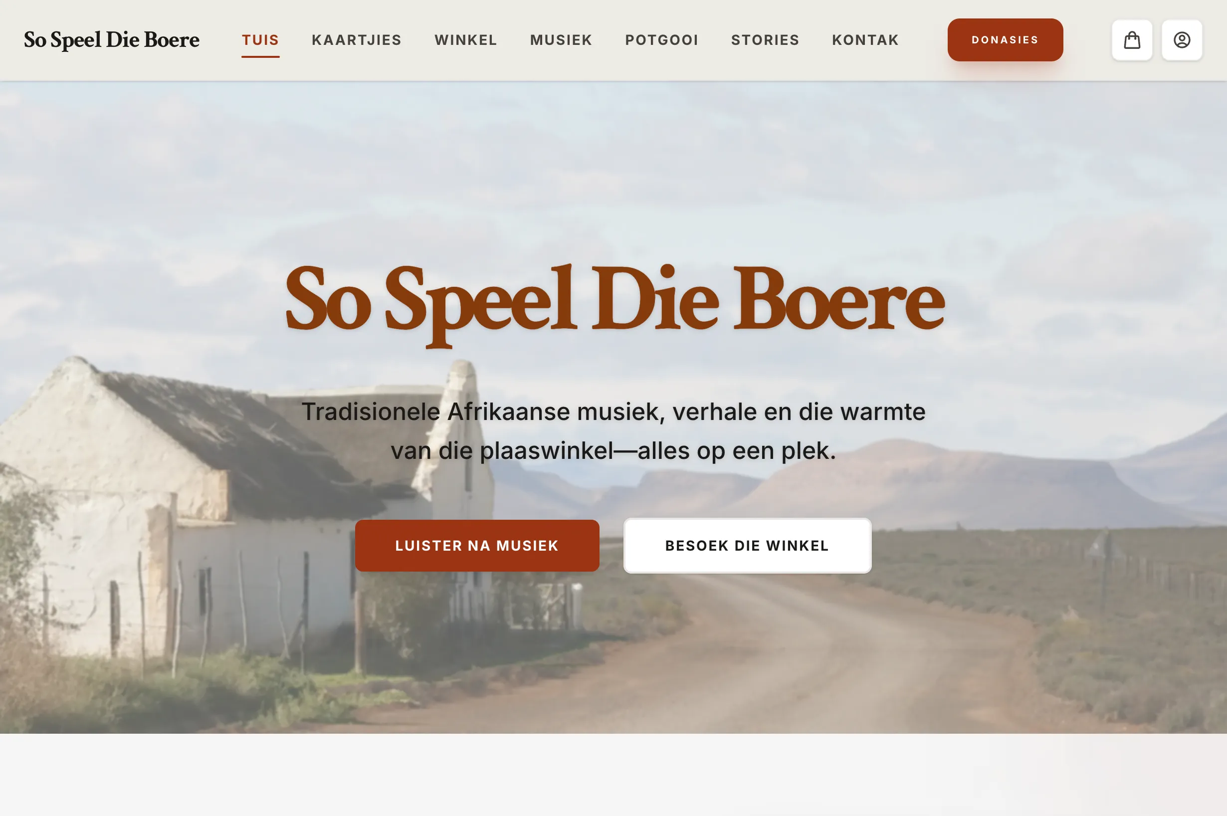 So Speel Die Boere